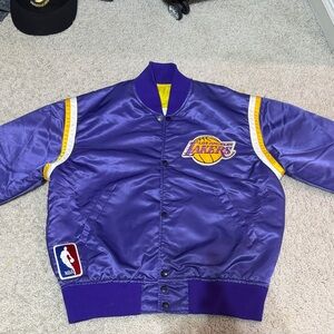 STARTER Purple and Yellow Lakers adult size Medium